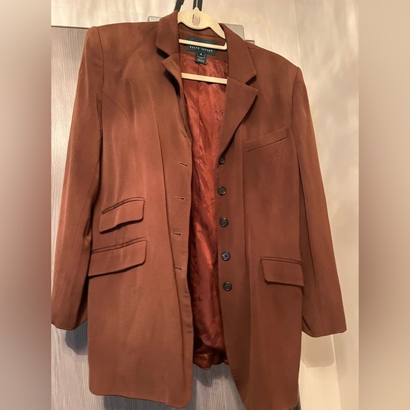 Ralph Lauren brown blazer - Picture 1 of 5
